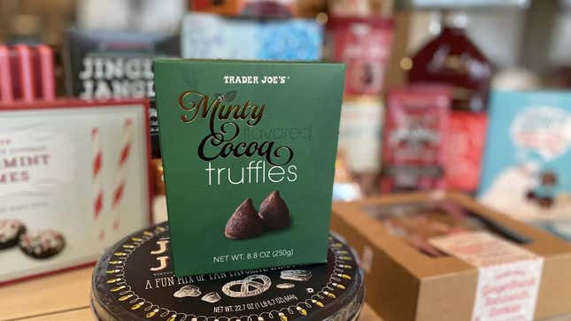 Trader Joe's Minty Cocoa Truffles