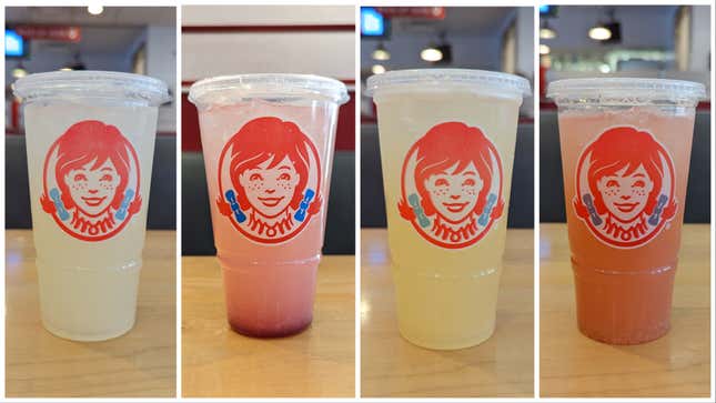 Wendy's lemonades