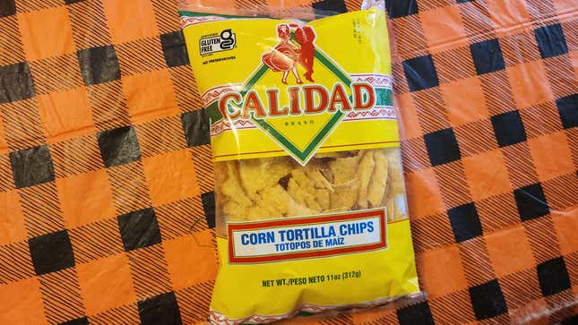 Calidad tortilla chips