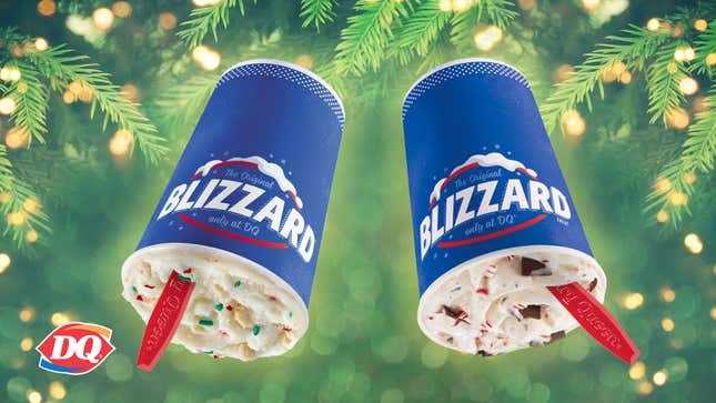 Dairy Queen holiday Blizzard flavors