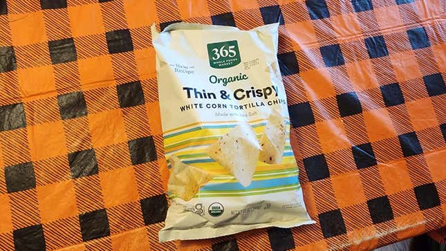 365 Thin & Crispy White Corn Tortilla Chips