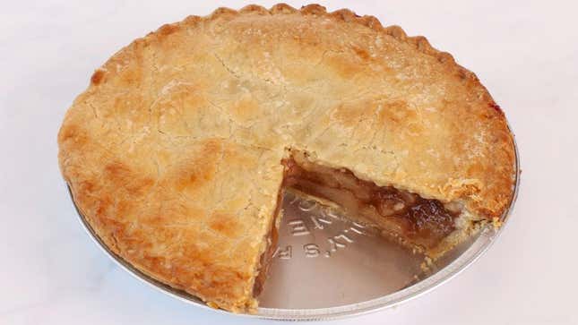 Polly's Pies sliced apple pie