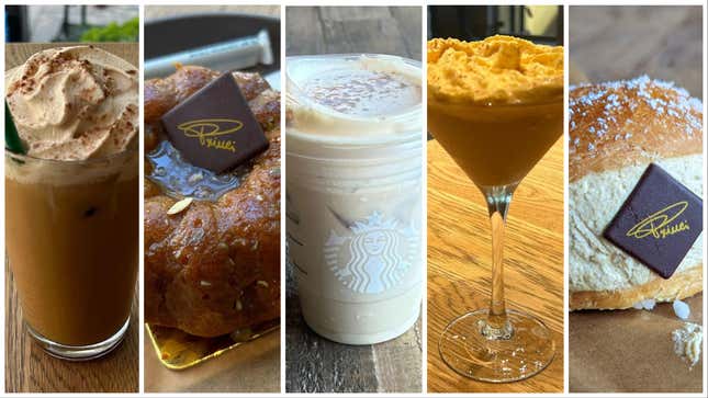 Starbucks new pumpkin spice drinks and bakery items for fall 2023