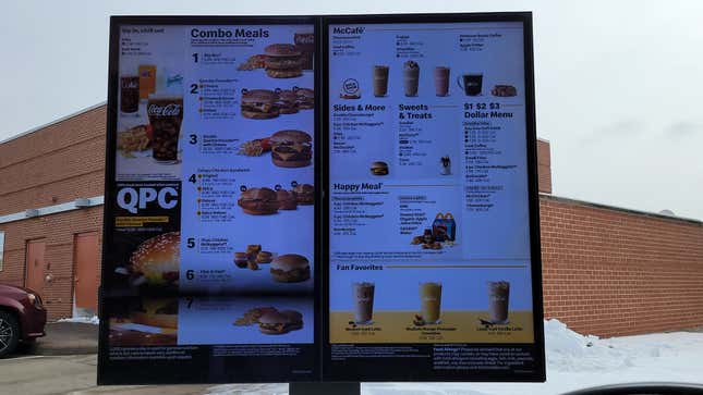 Image for article titled The Top 5 Fast Food Value Menus, Ranked