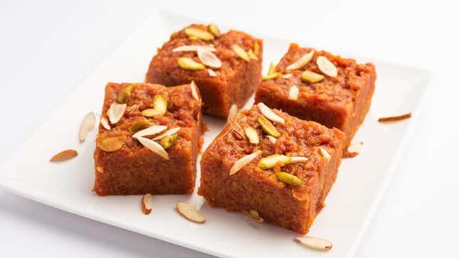 Carrot blondies