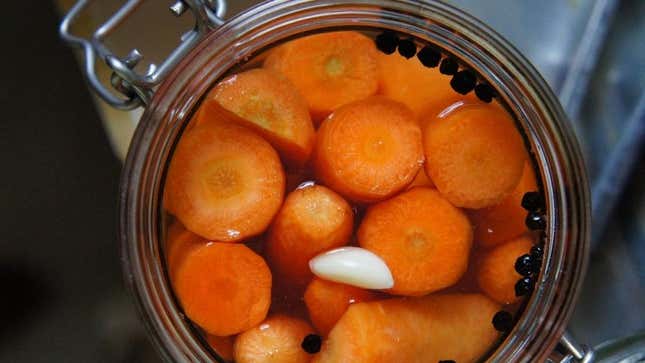 Pickled carrots