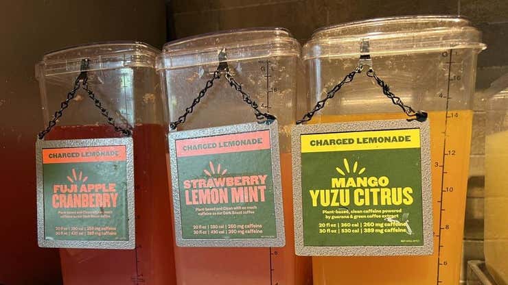 Image for Panera Bread’s ‘Charged’ Lemonade Sparks Another Lawsuit