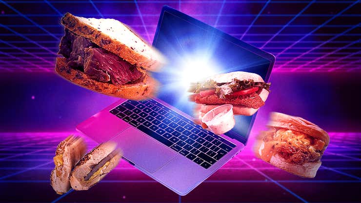 Image for Rotating Sandwiches and the Weird Internet of Yesteryear