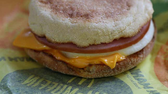 Image for article titled McDonald’s breakfast now only available in—wait for it—the morning
